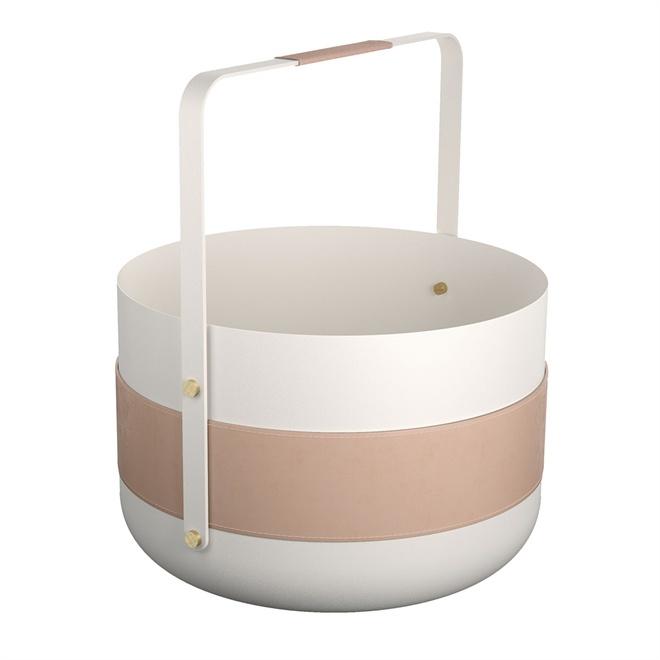 Eldvarm Emma Wood Basket | Blanc-Suzie Anderson Home