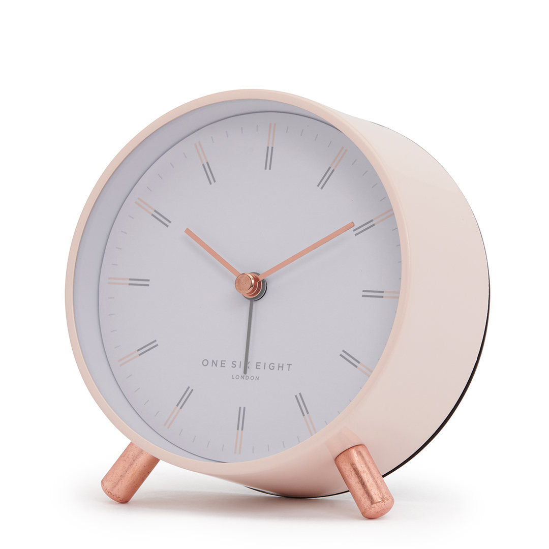 Ellie Alarm Clock | Blush/White-Suzie Anderson Home