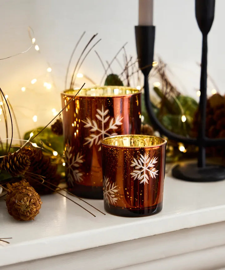 Etched Votive | Amber | Small-Suzie Anderson Home