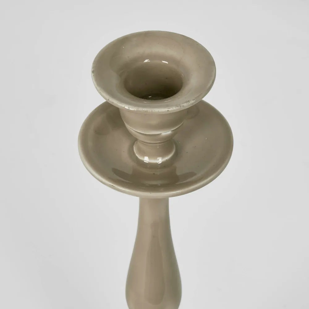 Saint Enamel Candle Stand | Taupe