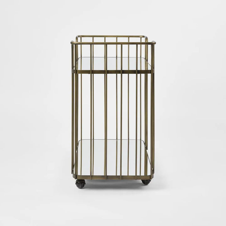 Venice Bar Trolley | Bronze | W75 x D46 x H79cm