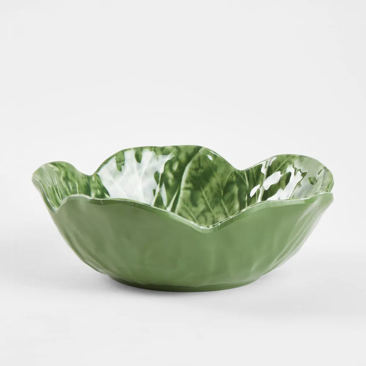 Luxe Cabbage Leaf Bowl | Melamine