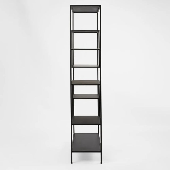 Kurraba Shelving Unit | Black | W91 x D40 x H200cm-Suzie Anderson Home