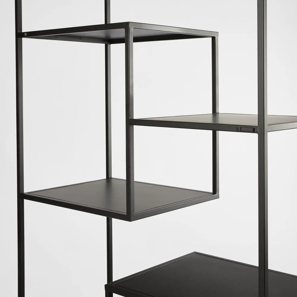 Kurraba Shelving Unit | Black | W91 x D40 x H200cm