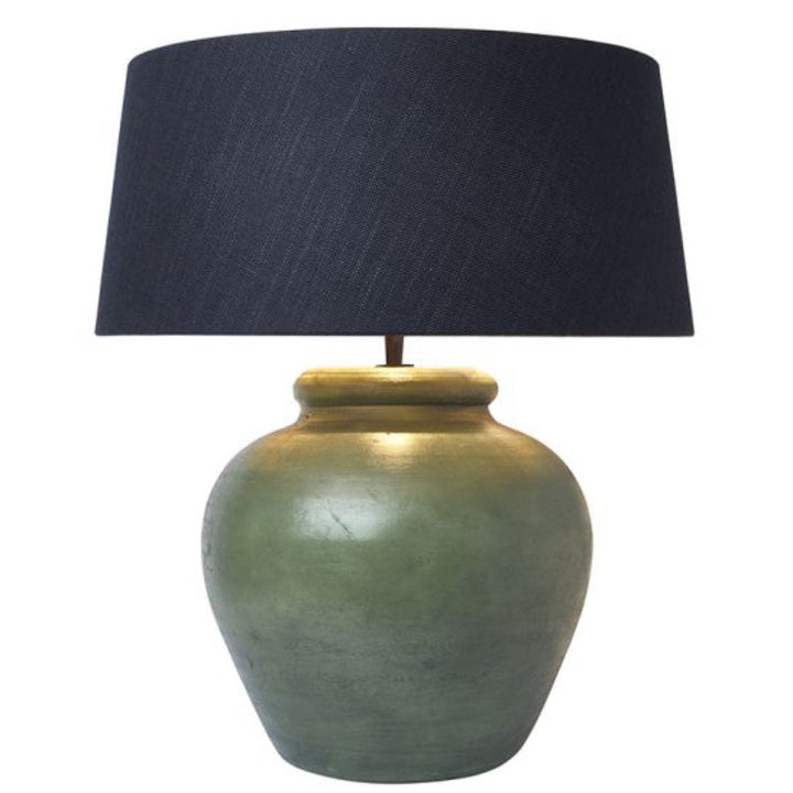 Fani Ceramic Jug Lamp | Old Green-Suzie Anderson Home