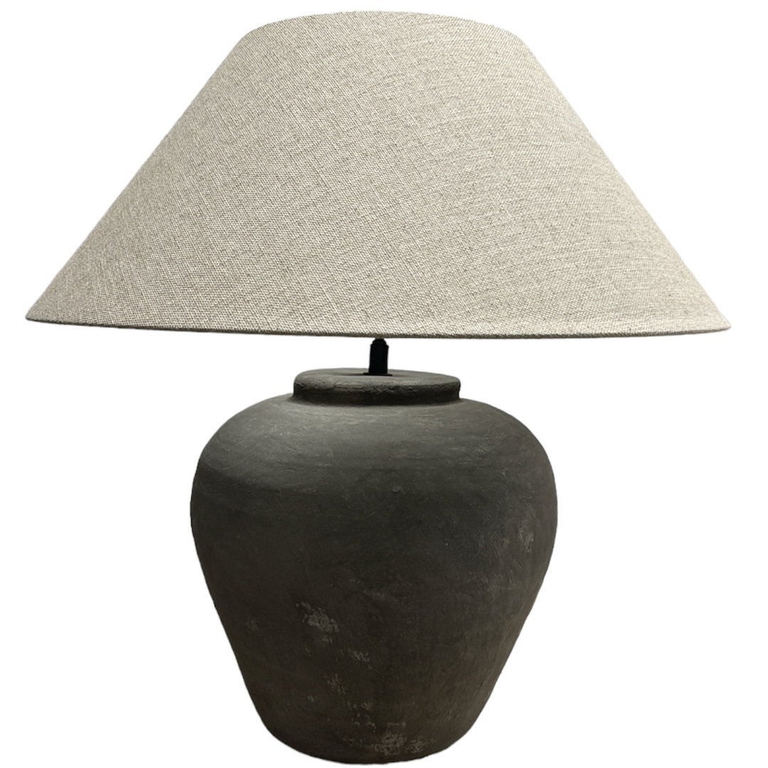 Figo Jug Lamp | Grey | Base Only-Suzie Anderson Home