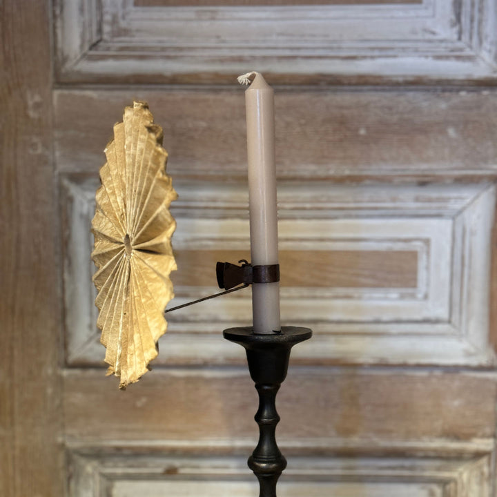 Flabellum Pleated Candle Screen with Clip | 18cm-Suzie Anderson Home