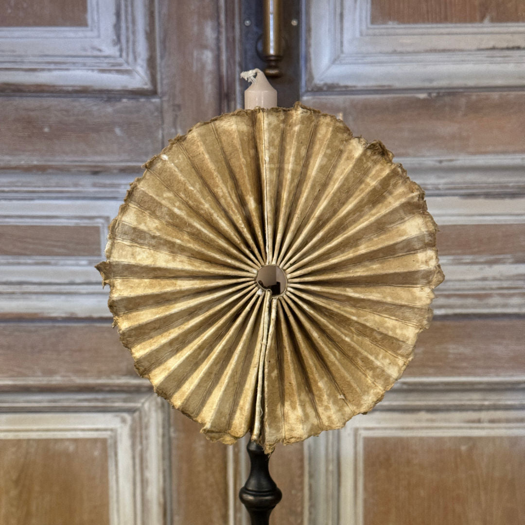 Flabellum Pleated Candle Screen with Clip | 18cm-Suzie Anderson Home