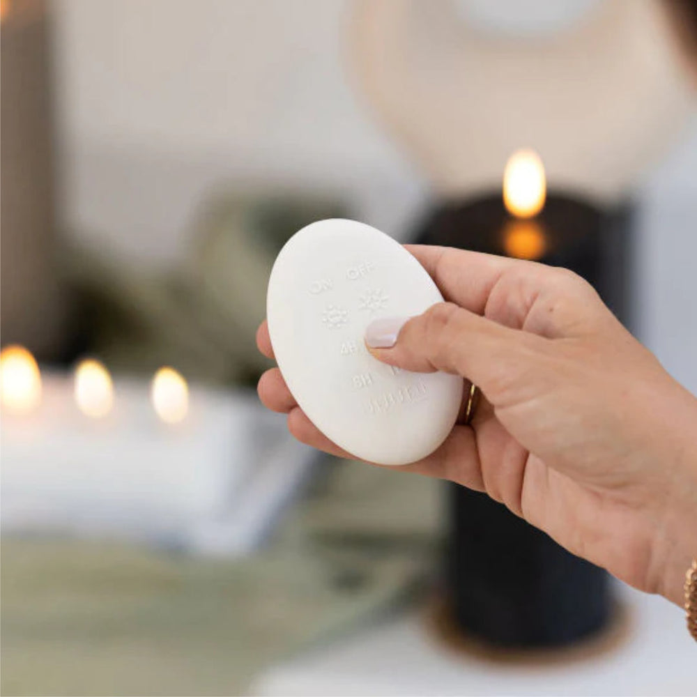 Flameless Candle Silicon Pebble Remote-Suzie Anderson Home