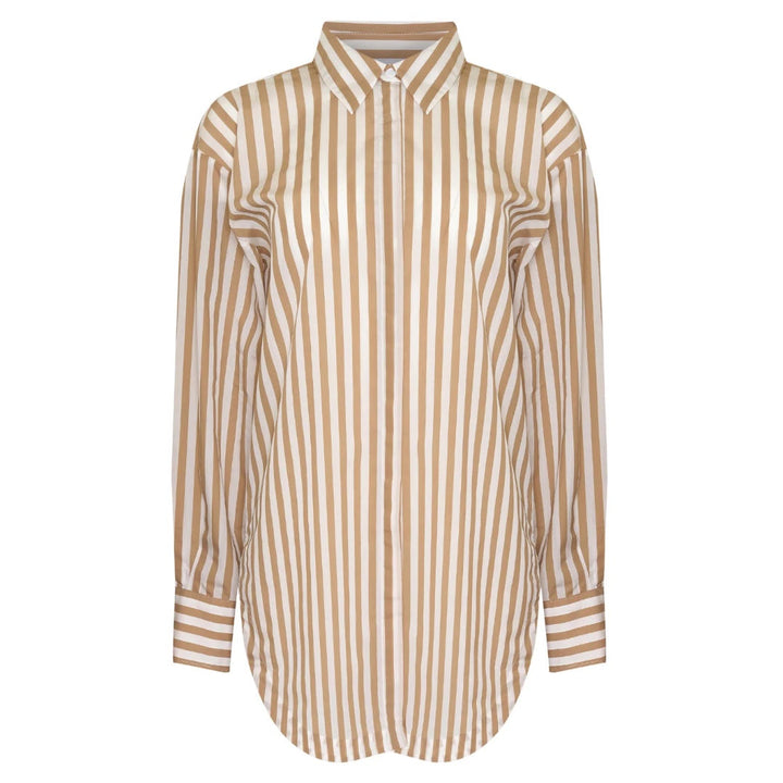 Zoe | Agile Top | Flax Stripe-Suzie Anderson Home