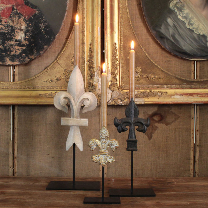 Fleur de Lys candleholder | Medium-Suzie Anderson Home