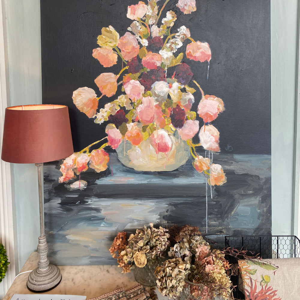 Floral Study #1 | Acrylic on Canvas | 96 x 150cm | Jeannie Dolan-Suzie Anderson Home