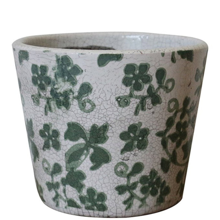 Florentine Medium Planter | Green-Suzie Anderson Home