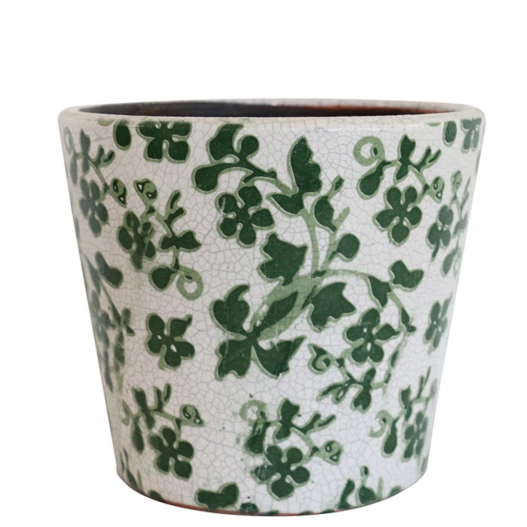 Florentine Small Planter | Green-Suzie Anderson Home