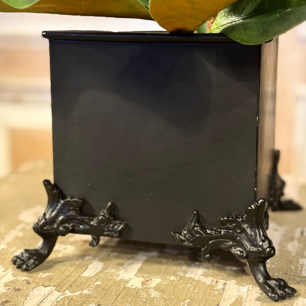 Flower Planter Matt Black | Small-Suzie Anderson Home