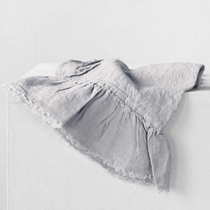 Kristine Guest Towel + Ruffle | Fog