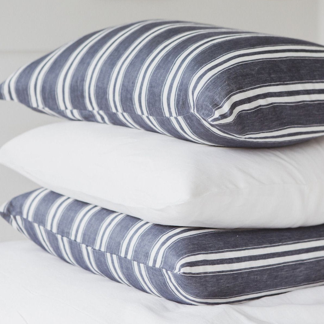 Folkstone Pillow Sham Multi Stripe | 50x75cm | Libeco Linen-Suzie Anderson Home