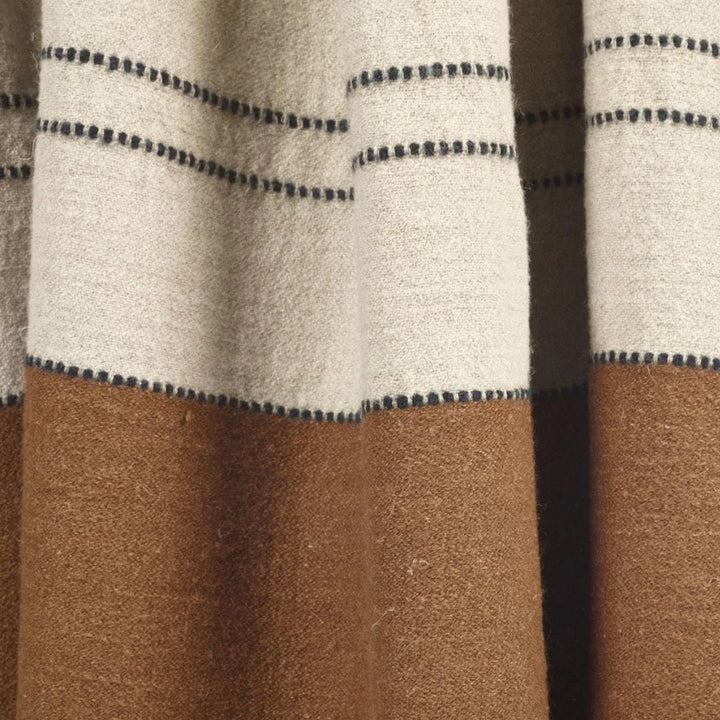 Foundry Beeswax Stripe | Throw Blanket-Suzie Anderson Home