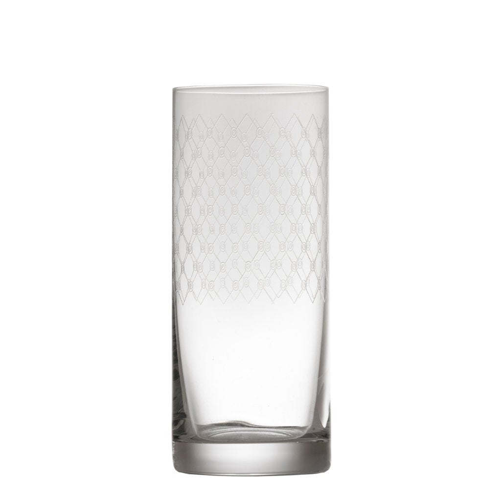 France Fishnet Glass Tumbler | 440ml-Suzie Anderson Home