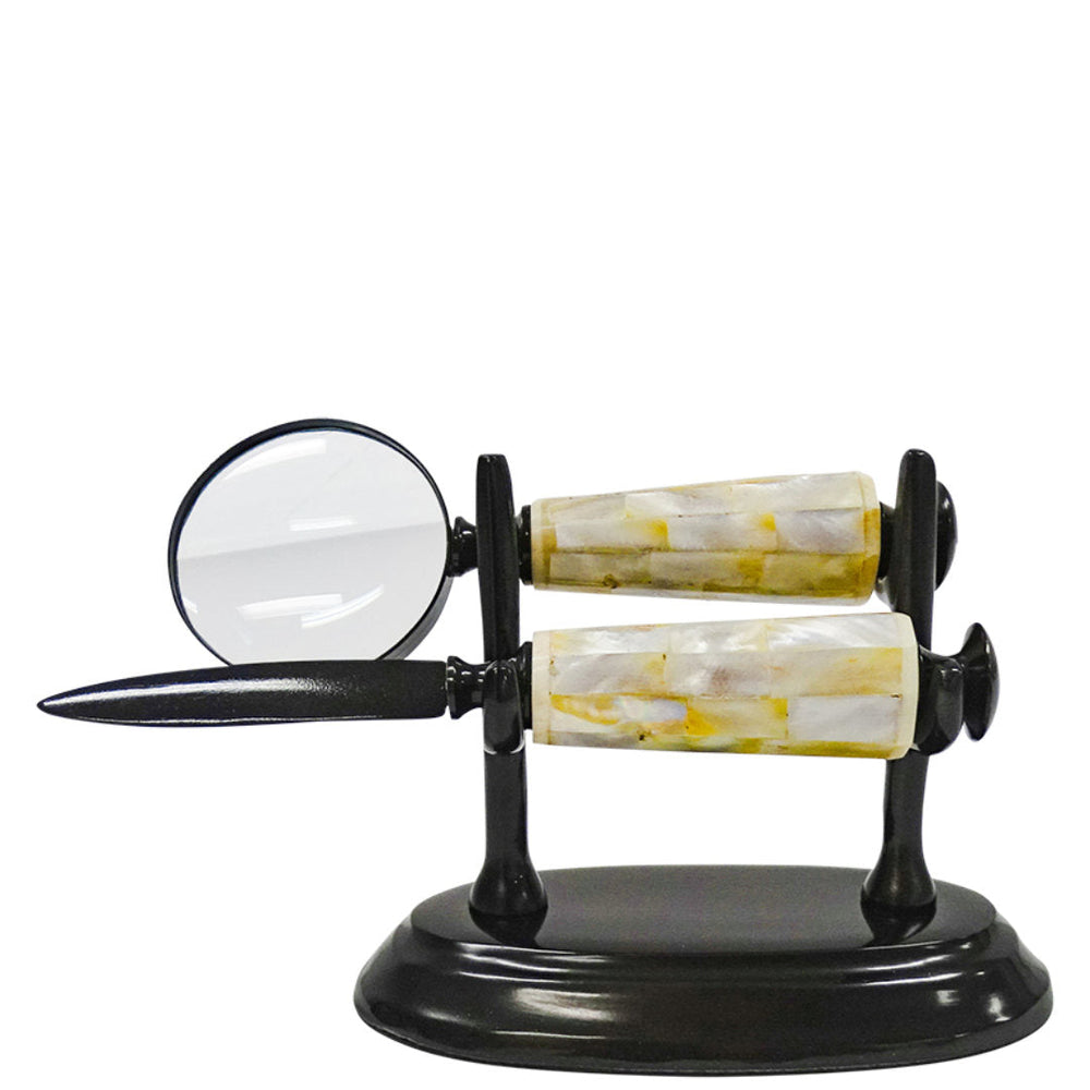 Francine Desk Set | Magnifying Glass & Letter Opener-Suzie Anderson Home