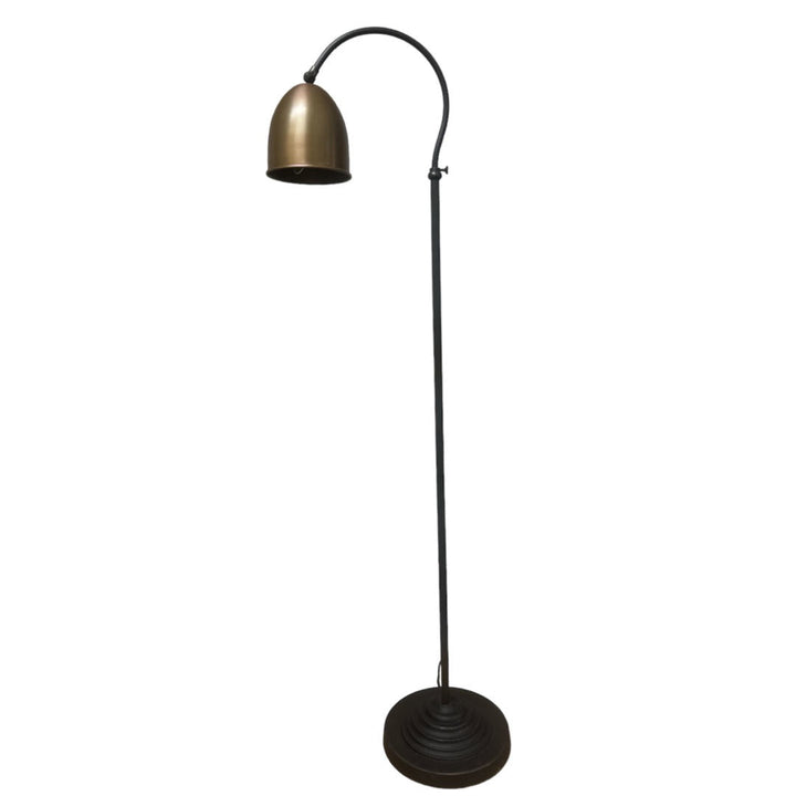 Garda Floor Lamp | Includes Shade | Brown Patina | 120-190cm-Suzie Anderson Home