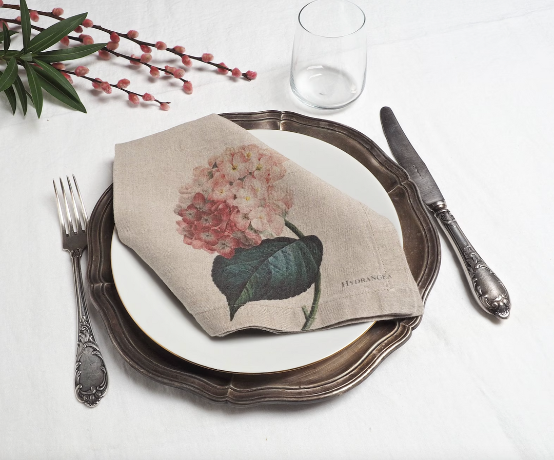 Garden Flowers | Linen Napkins | Set of 6 Mixed-Suzie Anderson Home