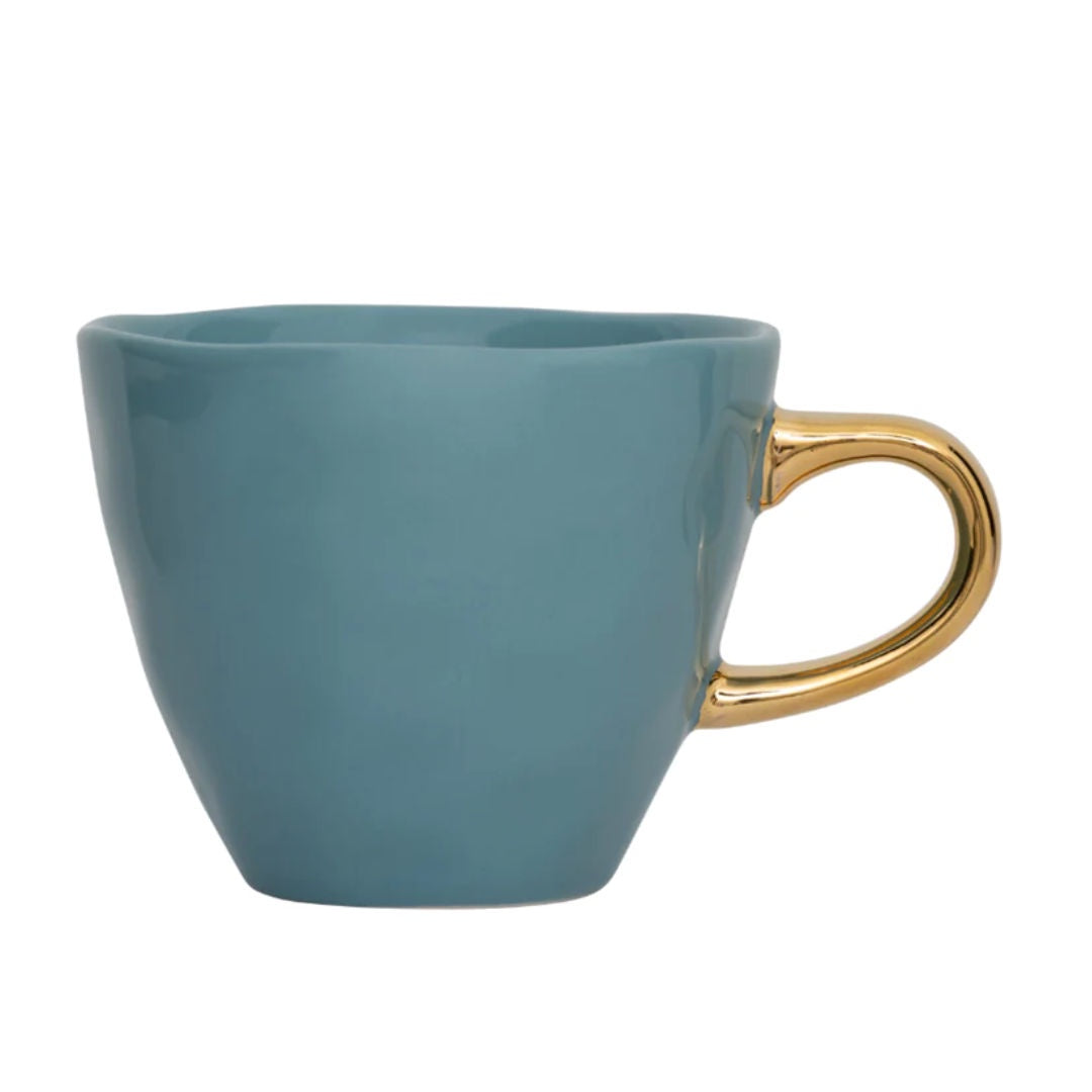 Good Morning Coffee Cup | Aqua Turquoise-Suzie Anderson Home