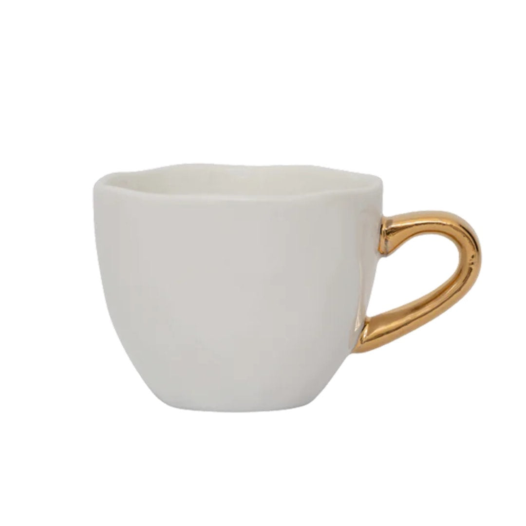 Good Morning Espresso Coffee Cup | White-Suzie Anderson Home