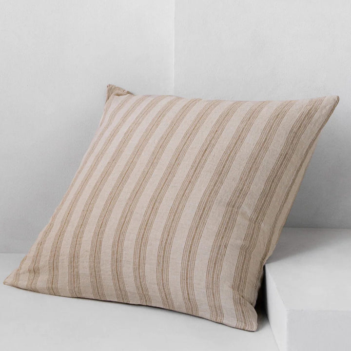 Basix Euro Pillowcase Group Stripe | Brun/Sable