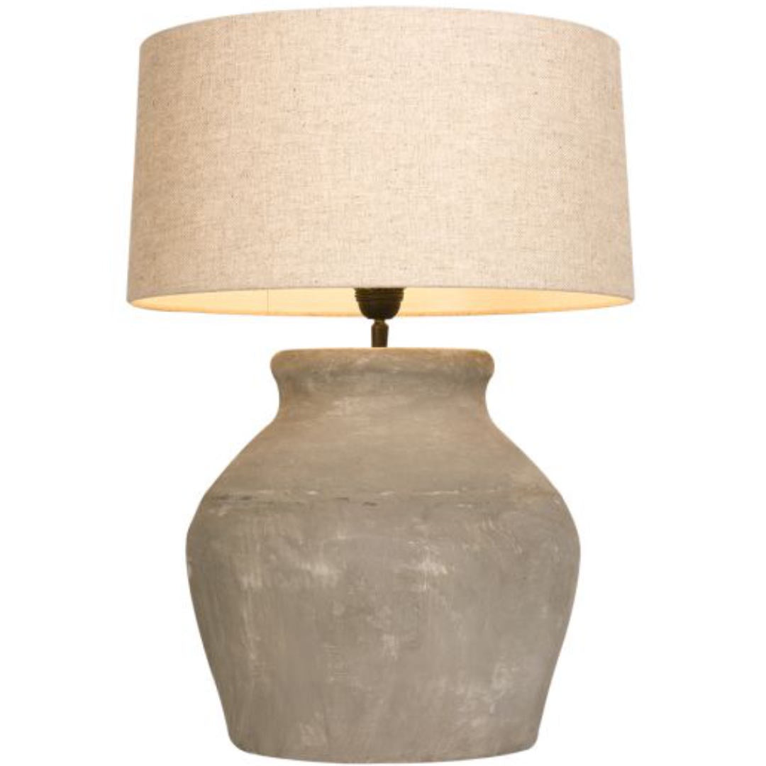 Hamo Ceramic Jug Lamp | Ecru-Suzie Anderson Home