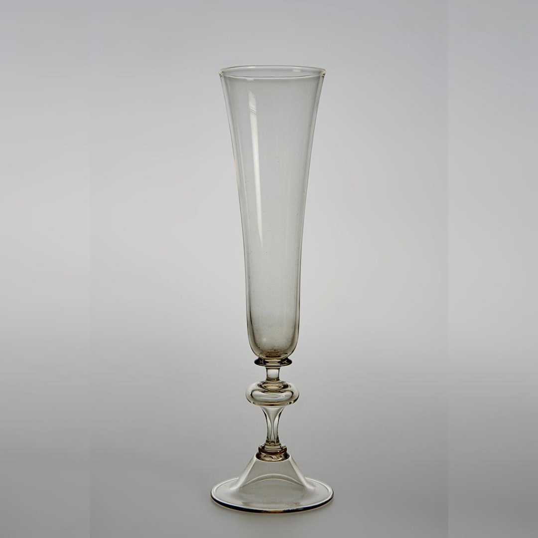 Handblown Crystal Champagne Glass | European | Clear | 27cmH-Suzie Anderson Home