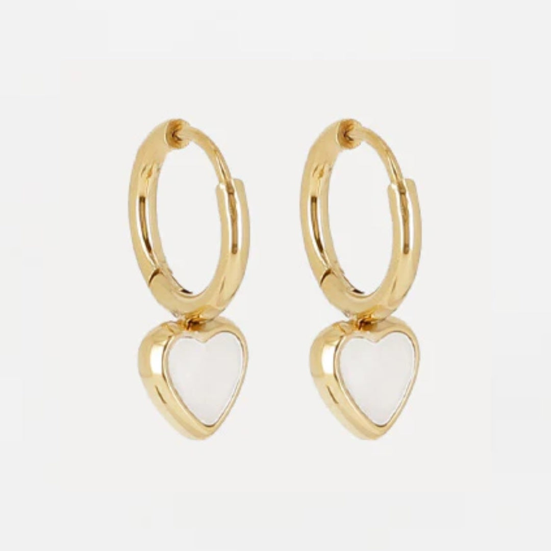 Basto Heart Earrings-Suzie Anderson Home