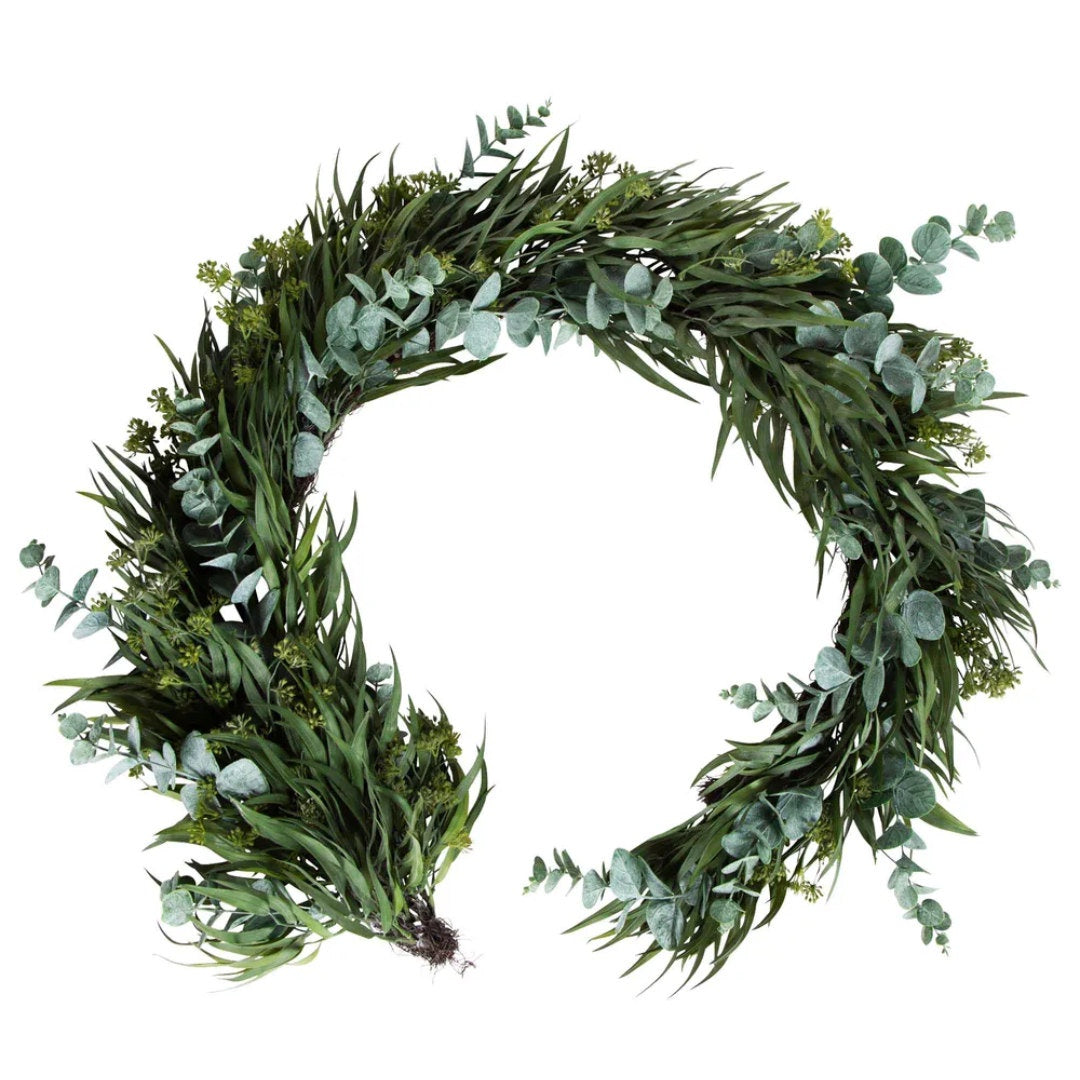 Heaton Eucalyptus Garland | 173 L x 8W x 8 H-Suzie Anderson Home