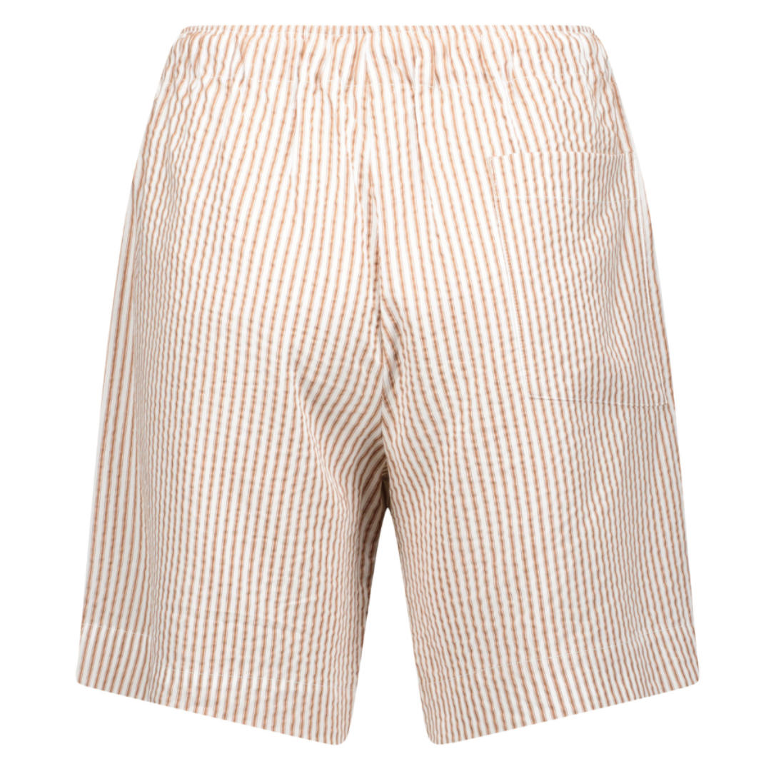 Homebody Shorts | Tencel | Rust Stripe | S-Suzie Anderson Home