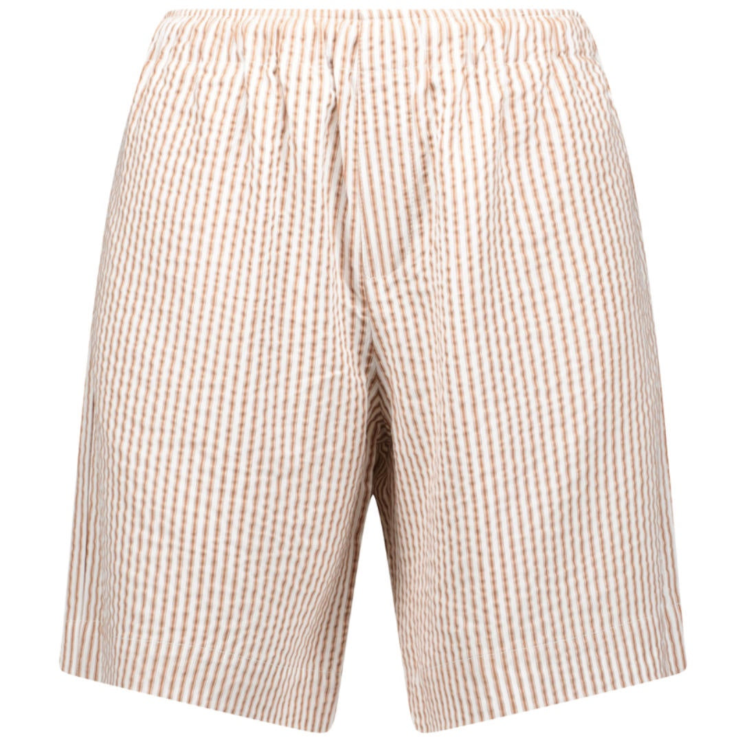 Homebody Shorts | Tencel | Rust Stripe | S-Suzie Anderson Home