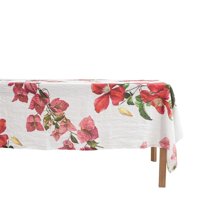 Climbing Flowers | Linen Tablecloth | 170 x 250cm