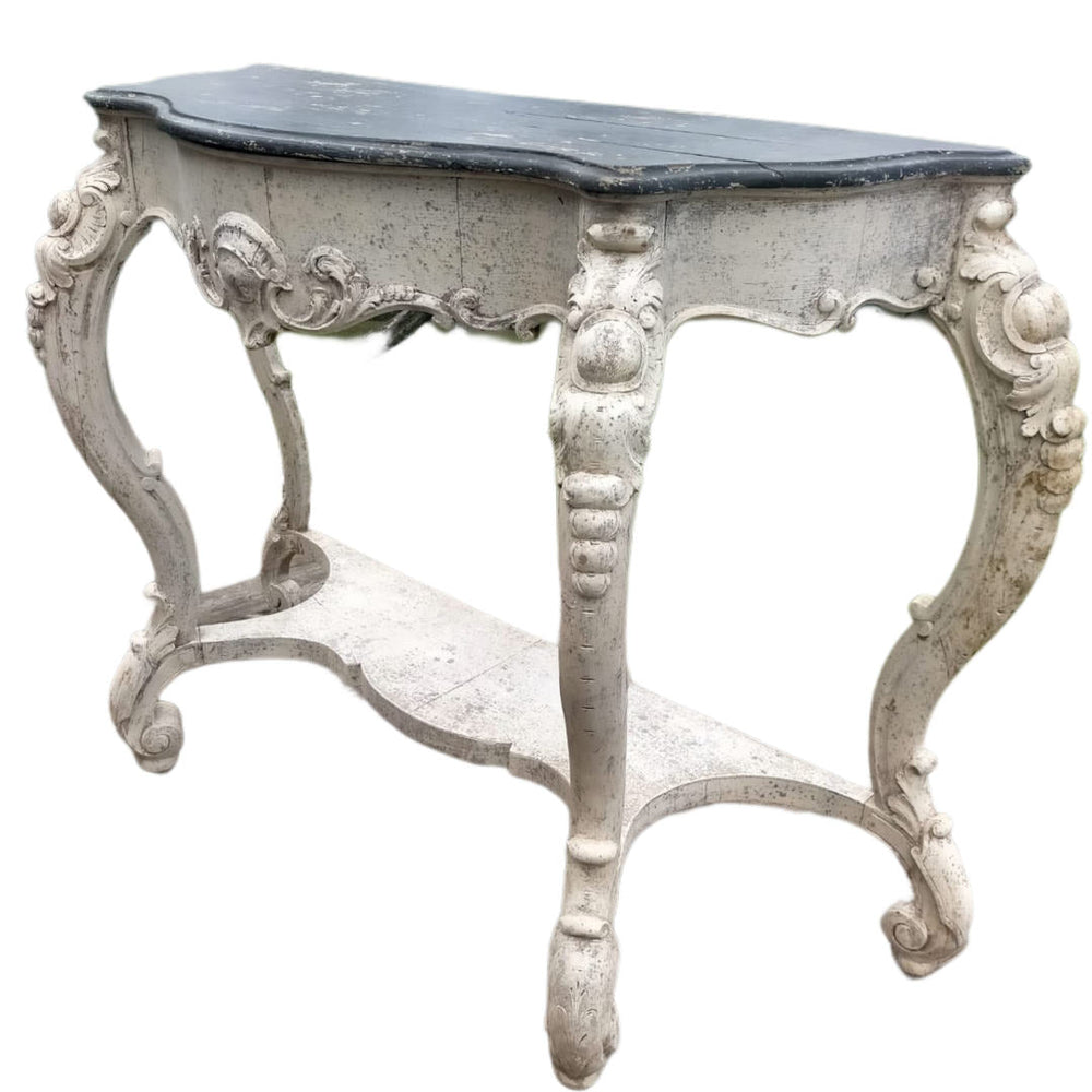 Italian Chestnut Wall Console | Antique-Suzie Anderson Home