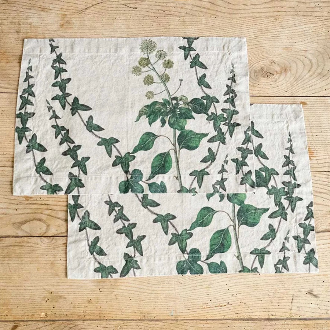 Ivy | Linen Placemat | 2 pack | 35x48cm-Suzie Anderson Home