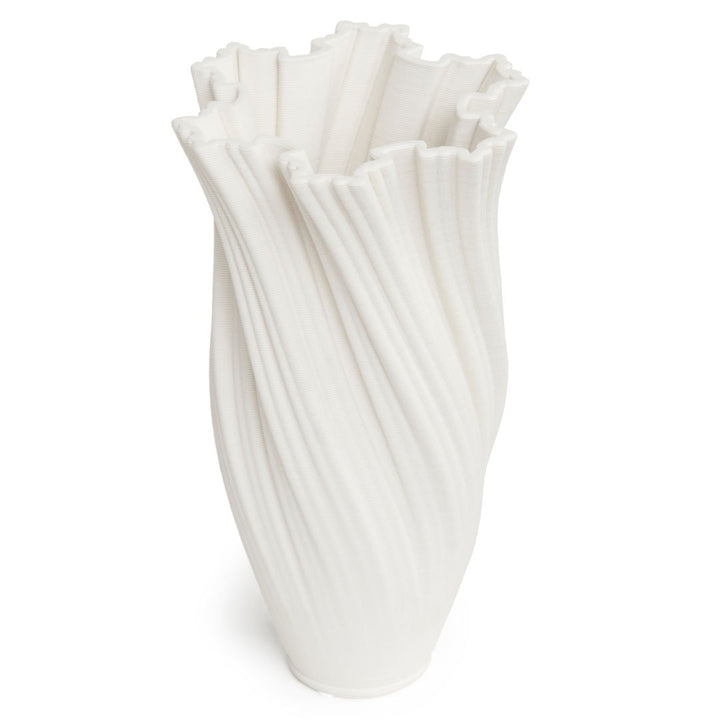 Ivy White Vase | 24cm-Suzie Anderson Home