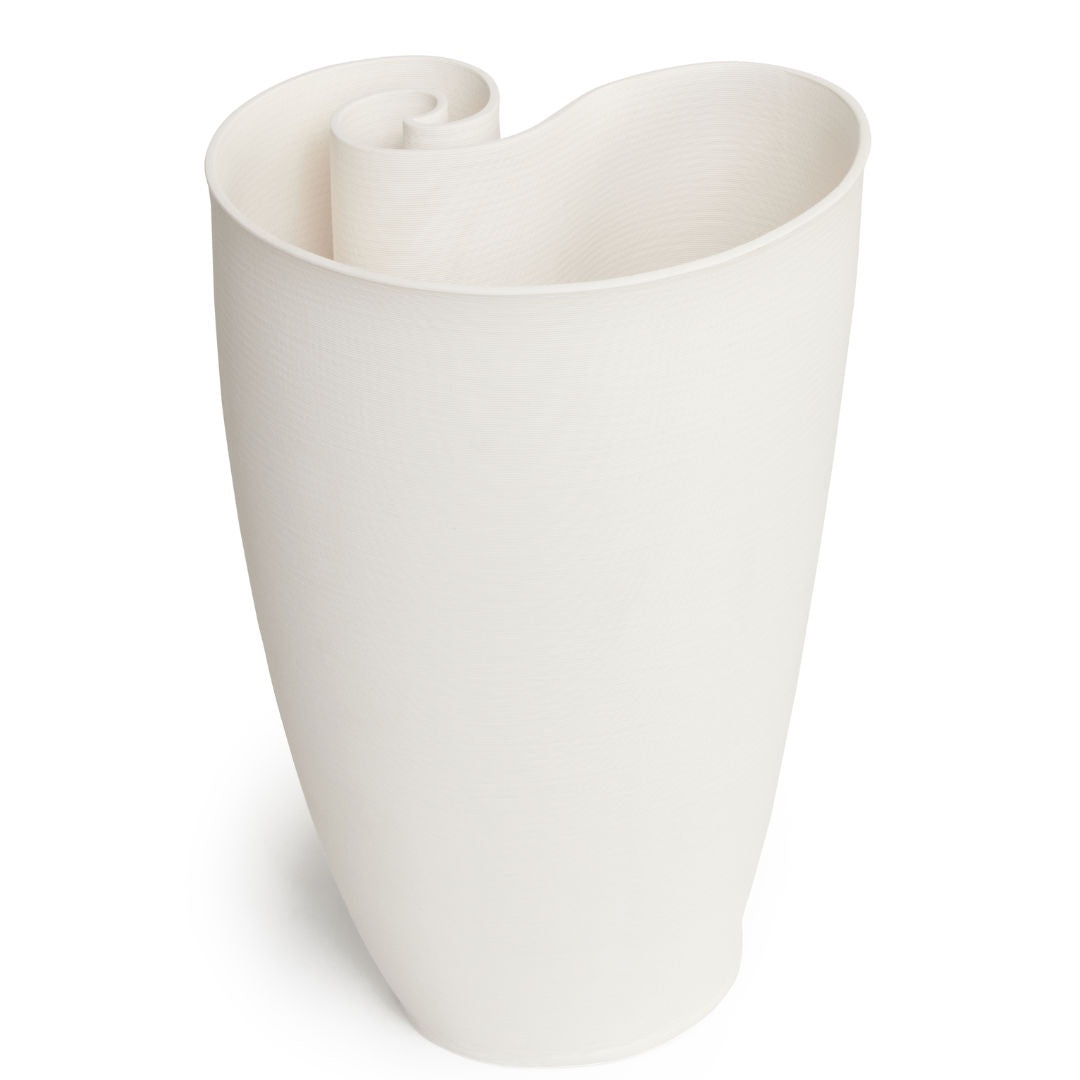 Jade White Vase | 34cm-Suzie Anderson Home