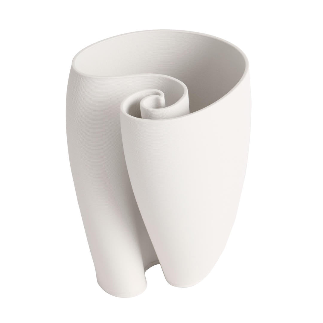 Jade White Vase | 24cm-Suzie Anderson Home