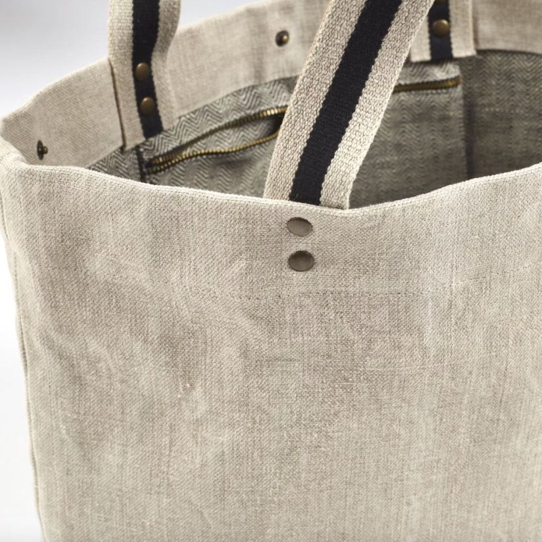 James Shoulder Bag | Belgian Linen-Suzie Anderson Home