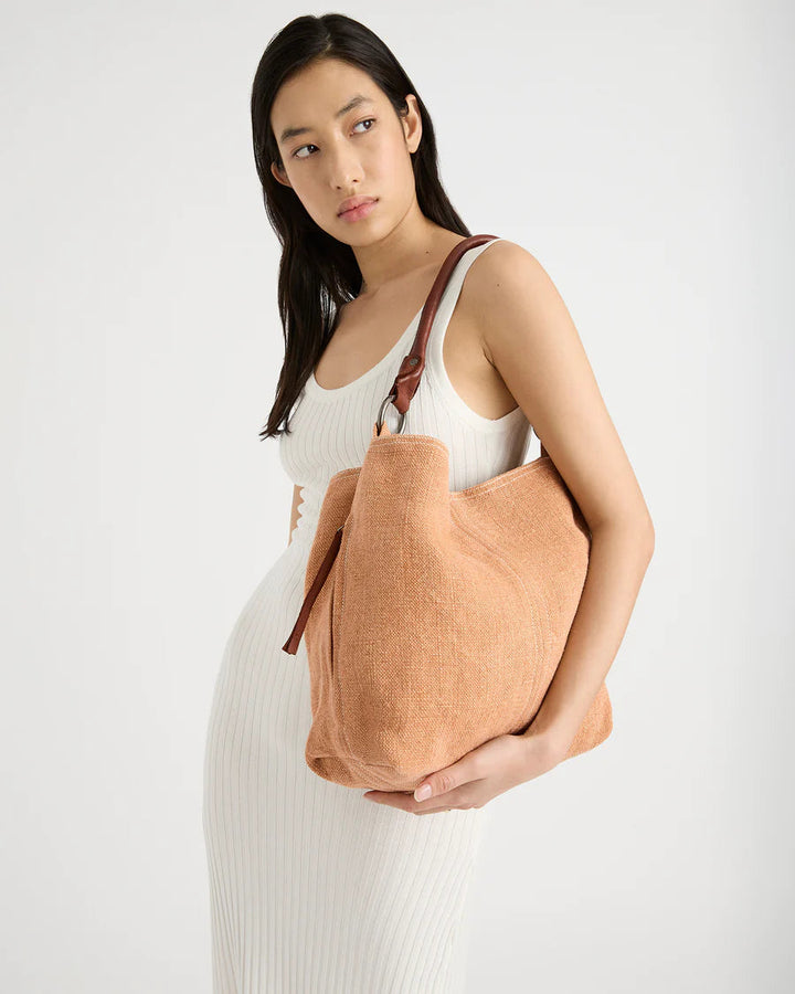 Juju | Jute & Leather Sunday Slouchy | Terracotta-Suzie Anderson Home