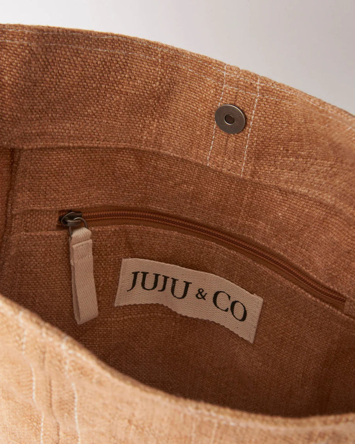 Juju | Jute & Leather Sunday Slouchy | Terracotta-Suzie Anderson Home