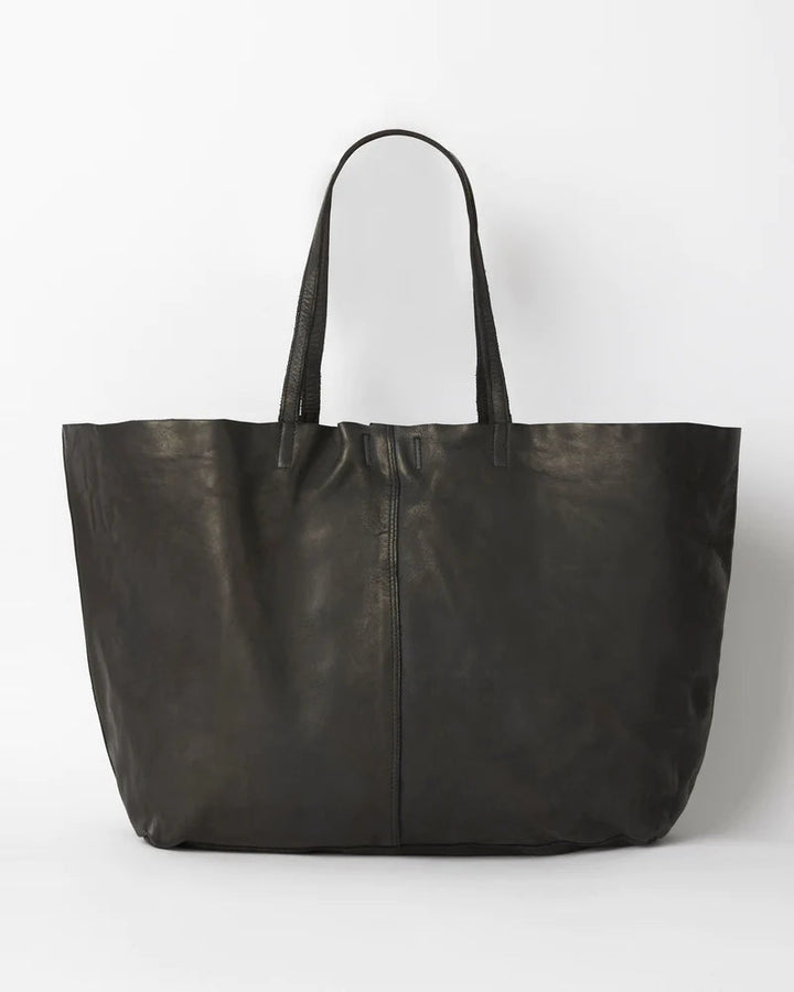 Juju | Unlined Tote Bag | Black-Suzie Anderson Home