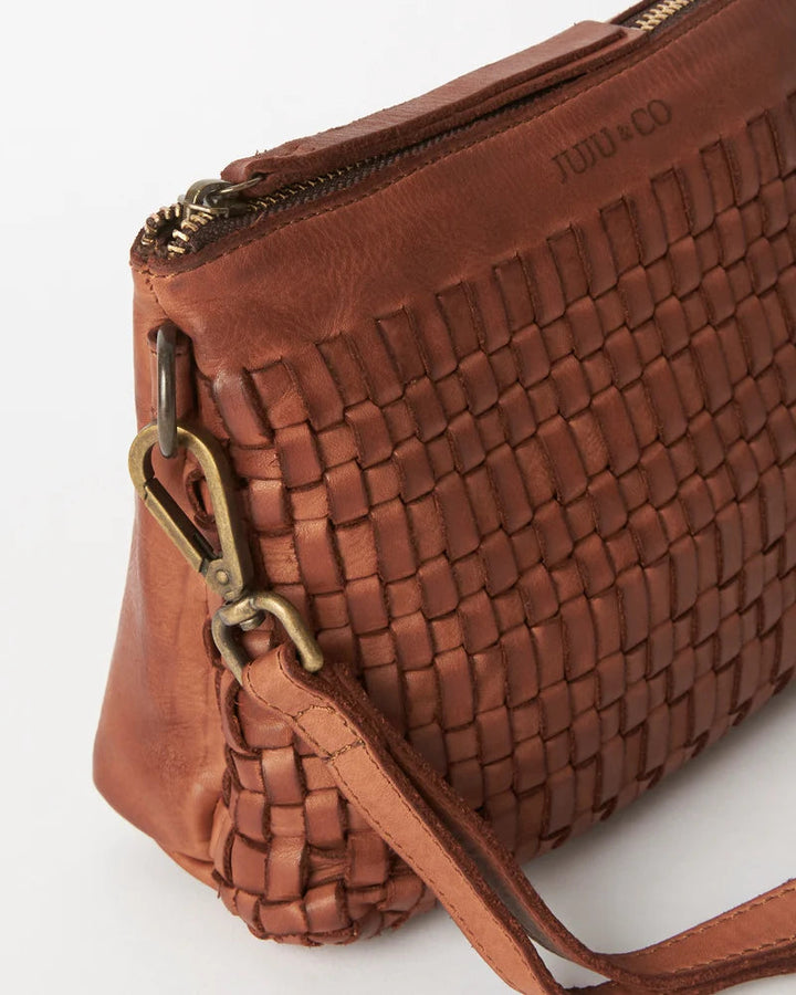 Juju | Woven Pouch Bag | Cognac-Suzie Anderson Home