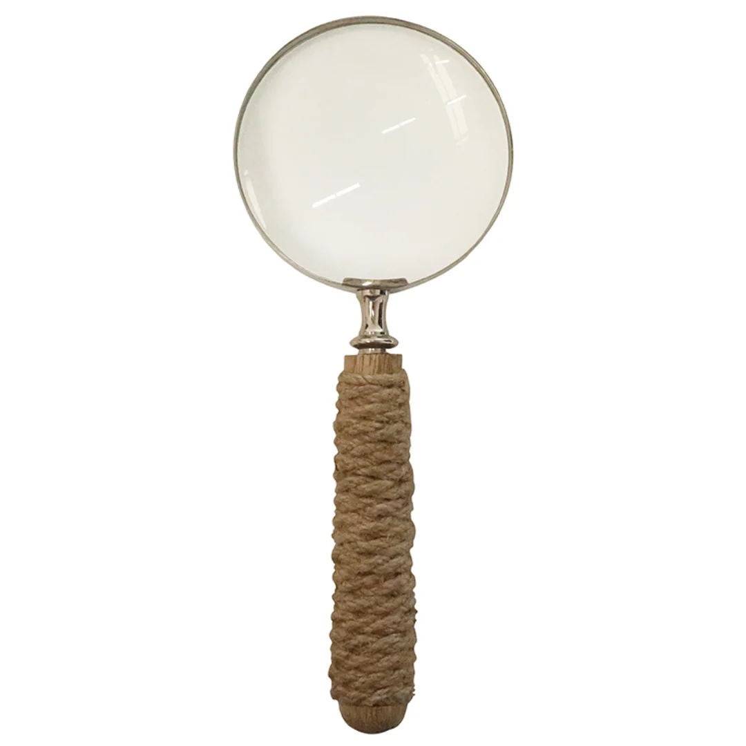Jute Handle Magnifying Glass-Suzie Anderson Home