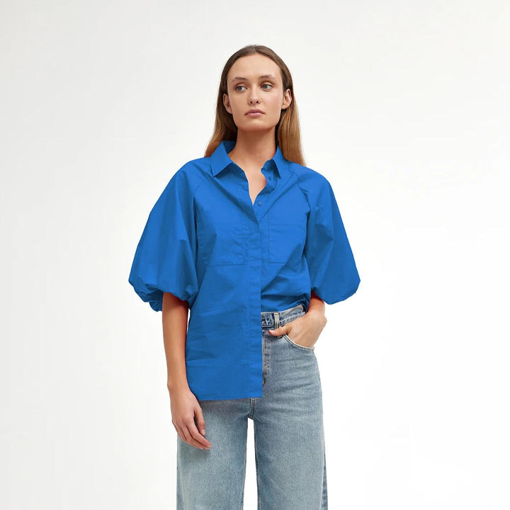 Kinney | Zoya Shirt | Cobalt-Suzie Anderson Home