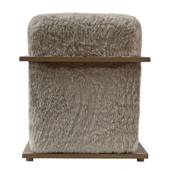 Mulligan Armchair | Faux Sheepskin Beige