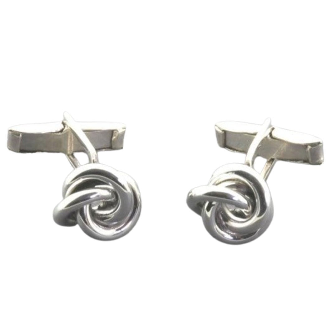 Knot Cufflinks | Sterling Silver-Suzie Anderson Home